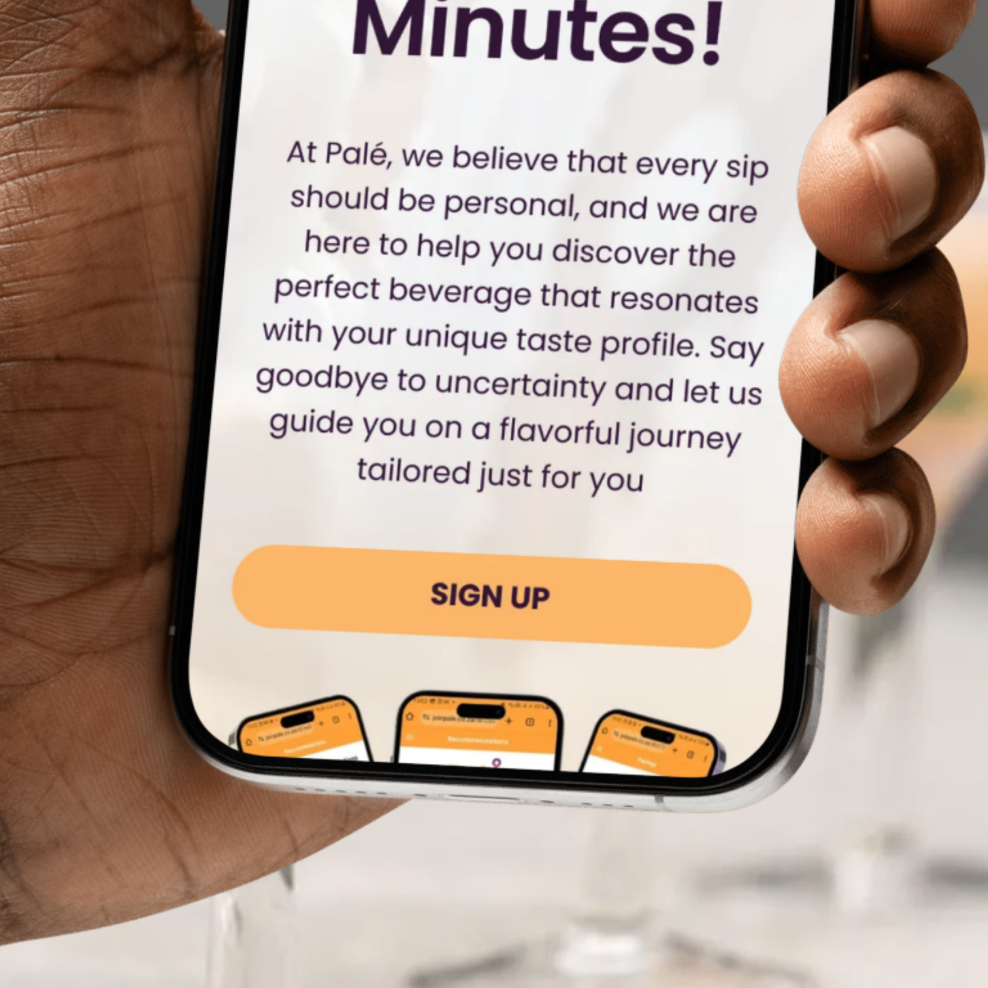 Quick and easy Sign up
